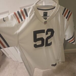 NFL White Jersey with Black Accents
